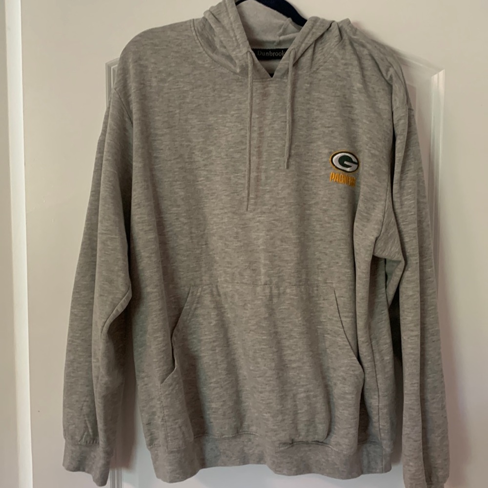 Cozy gray oversized Greenbay Packers Sweater